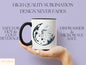 Celestial Mushroom Mug, Mushroom Mug For Mycophiles Mycelium Movement 2023 Gift, Celestial Moon Mug, Mushroom Lover, Cottagecore Mug Gift