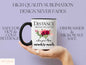 Distance Means So Little Mug, Mother Daughter Gift Long Distance Mug For Mom Birthday, State To State Mug, Long Distance Cup For Mom