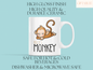 Monkey Mug, Custom Monkey Mug For Friends’ Birthday Gift, Monkey Gift, Monkey Lover Gift, Funny Monkey Gift For Men And Women