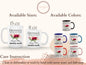 Distance Means So Little Mug, Mother Daughter Gift Long Distance Mug For Mom Birthday, State To State Mug, Long Distance Cup For Mom