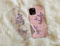 Cute Purple Butterfly Phone Case, Butterfly Phone Case for Women Christmas, Butterfly Case, Fall Leaves Case, Butterfly Lover Gift For Her