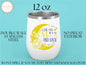 I Love You To The Moon And Back Tumbler, Celestial Moon Wine Tumbler For Men Women Birthday, Crescent Moon, Sunflower Tumbler For Moon Lover