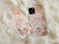 Pink Line Art Phone Case, Aesthetic Line Art Phone Case For Women Birthday Gift, Floral Phone Case, Feminine Line Art, Line Art Phone Case