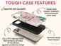 You Are Enough Phone Case, Quote Phone Case For Women Birthday, Floral Phone Case, Self Love Gift, Self Care Gift, Minimalist Case For Her