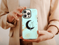 Celestial Cats Phone Case, Couple Phone Case For Couples’ Matching Phone Cases Anniversary Gift, Couple Cat Case, Custom Cases For Couples