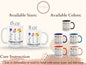 Birth Flower Mug Family Garden Gift, Family Garden Mug For Grandma Birthday, Birth Month Flower, Birth Flower For Grandmother
