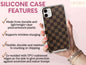 Retro Checker Phone Case, Checkered Phone Case For Men And Women Birthday Gift, Preppy Phone Case, Classic Checker Phone Case For Him & Her