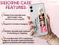 Photo Collage With Name Phone Case, Photo Collage Cellphone Case For Men And Women Birthday, Photocard Case, Name Phone Case For Him & Her