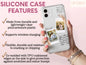Polaroid Photo Collage Phone Case, Photo Collage Cellphone Case For Women Birthday Gift, Polaroid Phone Case, Aesthetic Phone Case For Her
