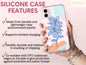 Aesthetic Wildflower Phone Case, Kawaii Floral Phone Case For Women Birthday, Wildflower Case, Watercolor Case, Girly Phone Case For Her
