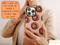 Chocolate Donut Phone Case, Chocolate Phone Case For Men And Women Christmas Gift, Kids Phone Case, Donut Phone Case For Chocolate Lover
