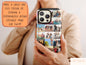 Aesthetic Photo Collage Phone Case, Photo Collage Cellphone Case For Men & Women Birthday, Photocard Phone Case, Picture Phone Case Him/Her
