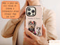 Personalized Pets Picture Phone Case, Cartoonized Pet Portrait Cellphone Case For Men And Women Birthday, Custom Pet Portrait For Pet Owners