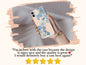 Blue Carnation Phone Case, Kawaii Floral Phone Case For Women Christmas, Botanical Phone Case, Flower Phone Case, Cute Phone Case For Her