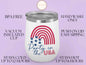 4th Of July Tumbler, Party In The USA Wine Tumbler For His And Her Fourth Of July, 4th Of July Gift, America Wine Tumbler Men And Women