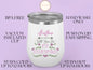 Be My Bridesmaid Wine Tumbler, Bridesmaid Retro Gift Tumbler For Women Wedding Day, Bridesmaids Proposal, Personalized Wedding Tumblers