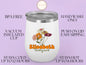 Retro Flowers Wine Tumbler, Bridesmaid Retro Gift Tumbler For Wedding Day Gift, Wedding Tumblers, Personalized Gifts For Bridesmaid
