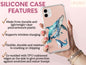 Hump Back Whale Phone Case, Shark Theme Phone Cases For Men & Women Birthday, Whale Shark, Shark Lover Case, Sea Animals Case For Him/Her