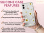 Vintage Daisy Phone Case, Daisy Flower Print Phone Case For Woman Birthday Gift, Daisy Floral Case, Daisy Print, Flowers Phone Case For Her