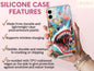 Killer Shark Phone Case, Shark Theme Phone Cases For Men & Women Birthday Gift, Shark Gift Case, Shark Case, Shark Lover Case For Him/Her