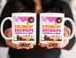 Drunkin Grownups Mug, Donut Mug For Donut Lovers Birthday, Funny Donut Mug, Donut Squad Mug, Donut Party Mug, Donut Gift Cup For Drinkers
