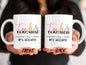 Personalized Teacher Mug, Custom Teacher Thanks Mug For Teachers Back To School Gift, School Teacher Mug, Teacher Custom Mug, Teacher Gifts