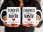 Congrats Auntie Mug, Aunt Mother’s Day Mug For Aunties’ Mother's Day Gift, Aunt Mug, Aunt Gift From Niece, Funny Aunt Mug, Auntie Gifts