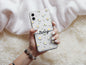 Personalized Daisy Phone Case, Daisy Flower Print Phone Case For Her Birthday Gift, Daisy Print Case, Custom Name Phone Cases For Women