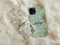 Personalized Daisy Phone Case, Daisy Flower Print Phone Case For Her Birthday Gift, Daisy Print Case, Custom Name Phone Cases For Women