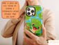 Funny Frog Phone Case, Cute Funny Phone Case For Frog Lover Birthday, Frog Phone Case, Custom Phone Case, Unique Phone Case For Him/Her