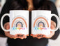 Teacher Gifts, When It Rains Look For Rainbows Mug For Teachers, Rainbow Quote Mug, Teacher Gift, Quote Mug Gift For Women