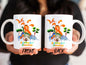 Dinosaur Coffee Mug, Personalized Name Dinosaur Mug For Dino Lovers Family Christmas Mug, Custom Dino Mug, Dino Gifts For Mom Dad Baby