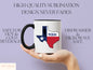 Texas Cowboy Mug, Texas Pride Mug For Men Texas Festival Gift, State Texas Mug, Texas Flag Mug, Cowboy Mug, Texas Pride Cup, Texas Gifts