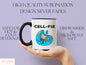 Cell-Fie Mug, Science Mug For Teachers Birthday Gift, Cells Mug, Cell Culture Mug, Science Coffee Cup, Funny Cute Gifts, Science Gift