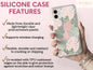 Tropical Pattern Phone Case, Pattern Phone Case For Men And Women Christmas Gift, Case With Pattern, Summer Pattern Phone Cases For Him/Her