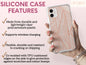 Line Art Pattern Phone Case, Pattern Phone Case For Men And Women Christmas Gift, Case With Pattern, Line Pattern Cases For Men And Women