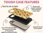 Retro Leopard Phone Case, Leopard Print Phone Case For Women Christmas Gift, Retro Case, Thunderbolt Phone Case, Leopard Phone Cover For Her