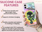 Psychedelic Alien Phone Case, Space Phone Case For Space Lovers’ Christmas Gift, Psychedelic Phone Case, Alien Phone Case For Men And Women