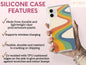 Retro Rainbow Phone Case, Retro Phone Case For Men And Women Christmas Gift, 90s Phone Case, 70s Phone Case, Retro Phone Case For Him/Her