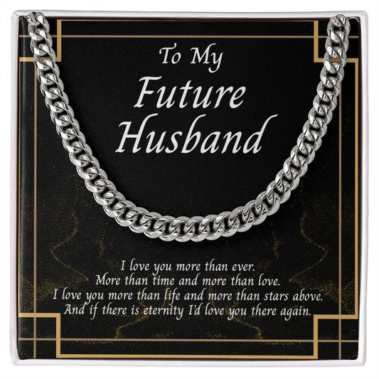 To My Future Husband Necklace For Fiance Christmas Gift