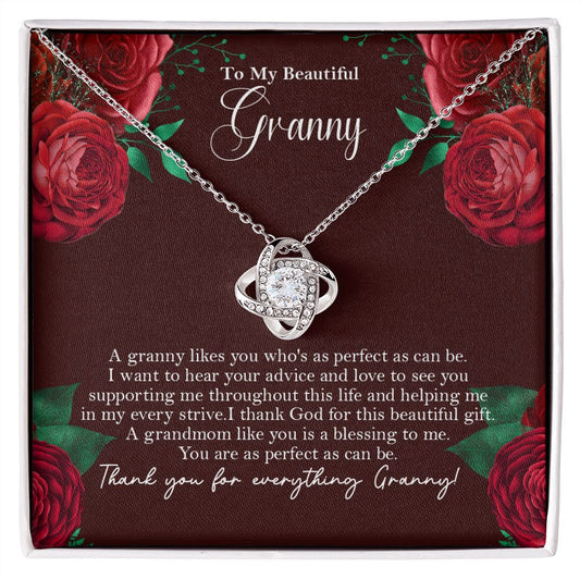 Granny Necklace For Grandma Christmas Gift