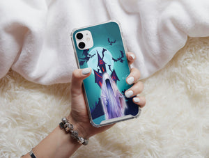 Spooky Ghost Phone Case – Haunted Castle Halloween Phone Cover