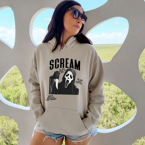 Vintage Scream Sweatshirt – Retro Horror Movie Crewneck