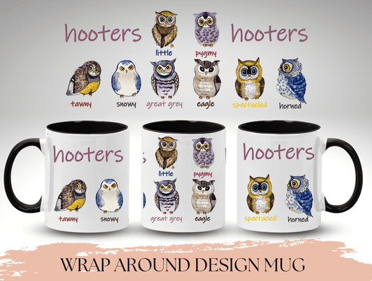 Hooters Mug, Owl Mug For Men And Women Christmas Gift, Owl Coffee Mug, Owl House Mug, Owl Cup, Night Owl Mug, Angry Owl Mug For Him Or Her