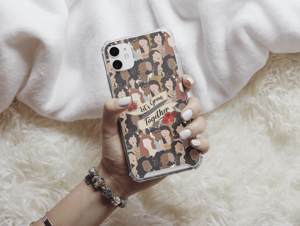 Let's Grow Together Phone Case – Friendship & Sisterhood Gift