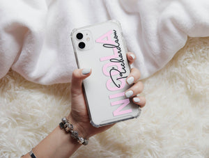 Personalized Name Phone Case – Modern Custom Typography Design