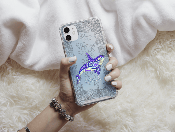 Orca Art Phone Case – Colorful Artistic Whale Ocean Design