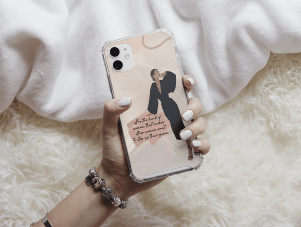 Black Boss Lady Phone Case – Chic Inspirational Quote Design