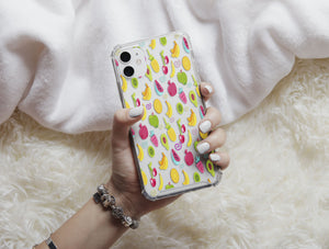 Summer Fruit Phone Case – Cute Kawaii Cartoon Fruit Pattern Cover