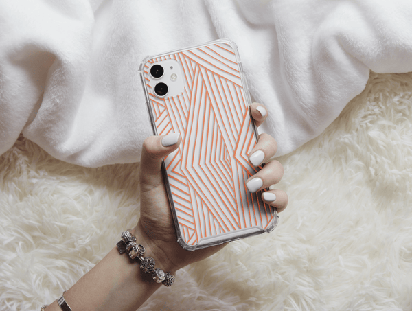 Line Art Pattern Phone Case – Abstract Minimalist & Modern Artistic Design